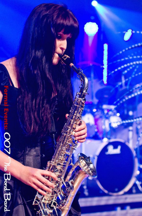 007 THE BOND BAND, Jaz Sax, Lo Res THE BOND BAND, for Formal/Black Tie Corporate Events