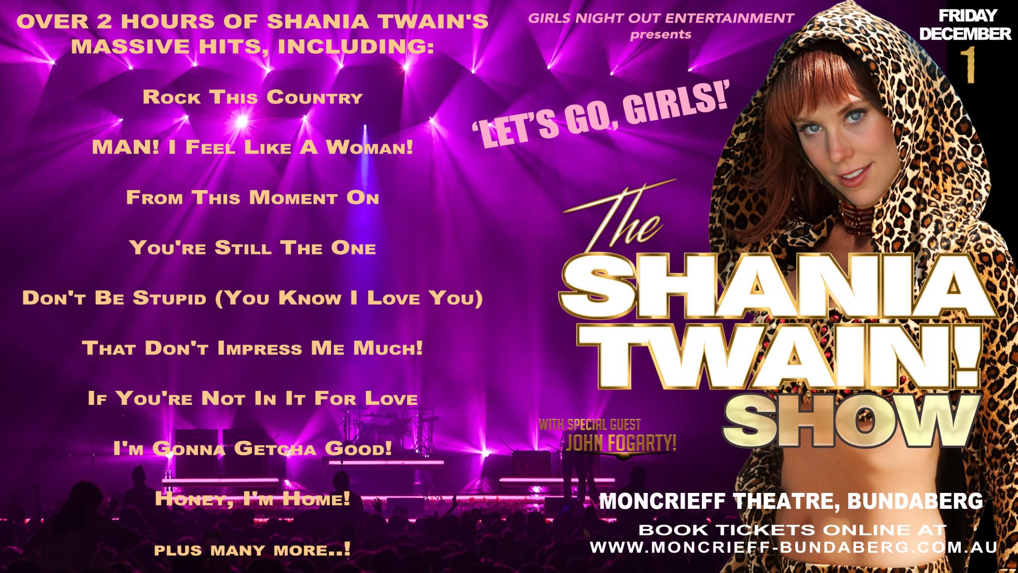 THE SHANIA TWAIN! SHOW, Australia's Best Shania Twain Tribute Show!